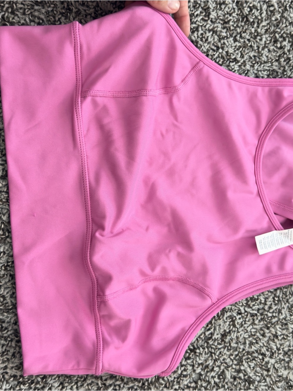 Pink Athletic Sports Bra